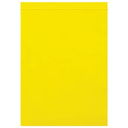 Bsc Preferred 9 x 12'' - 2 Mil Yellow Reclosable Poly Bags, 1000PK BUY03998269